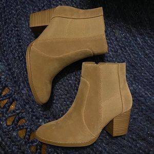 Ankle Booties from Target Size 6 Taupe NWOT